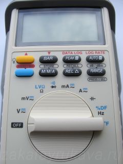 Органы управления цифрового мультиметра APPA 107N.
