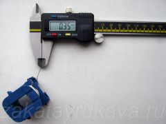 Диаметр провода (по меди) для намотки. D = 0,35 мм.