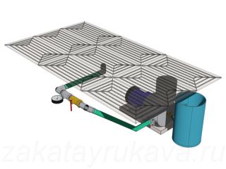 Вакуумная система пресса.